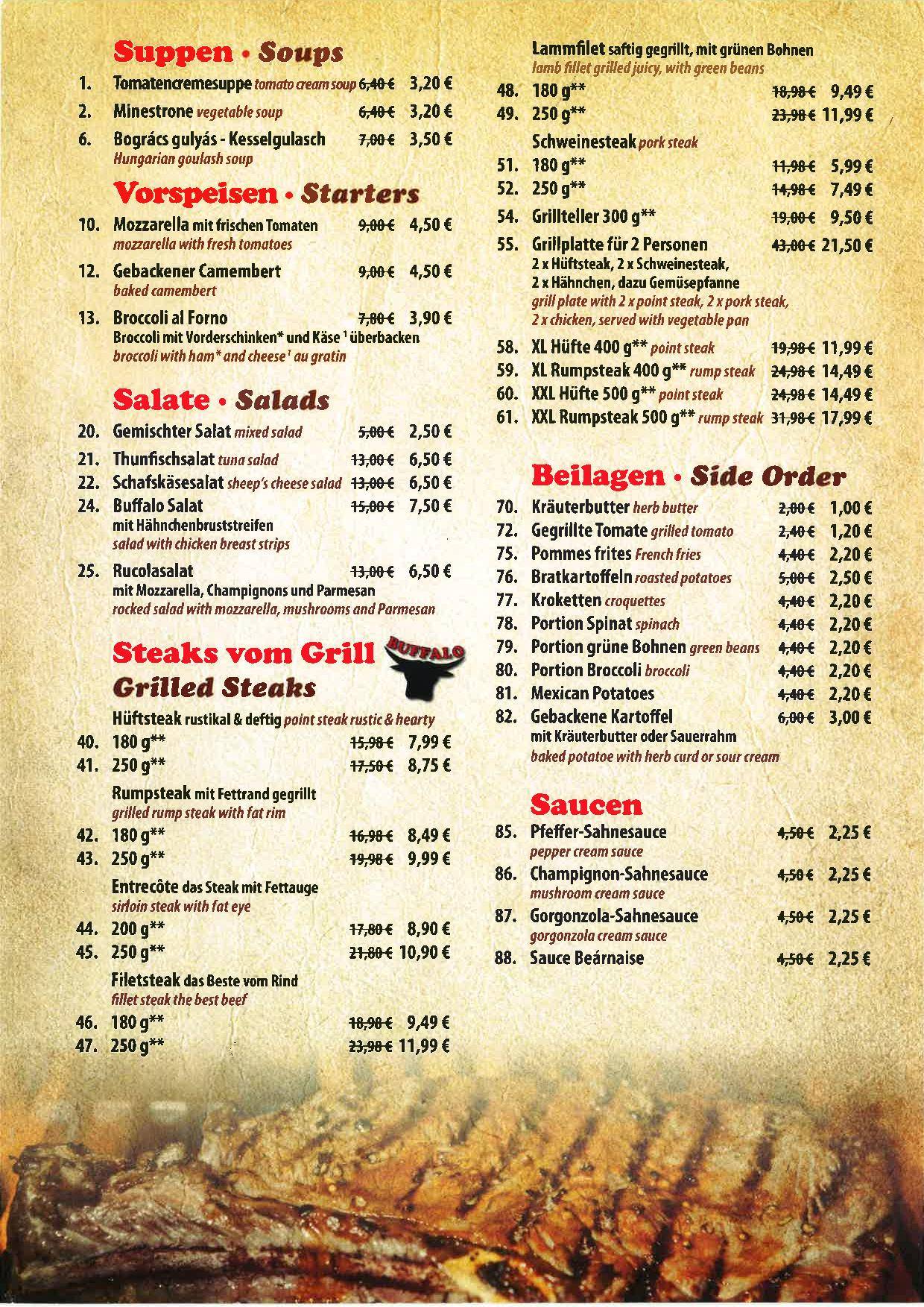 Steakhouse Buffalo Berlin, Rochstraße 14a-b | LunchPoint